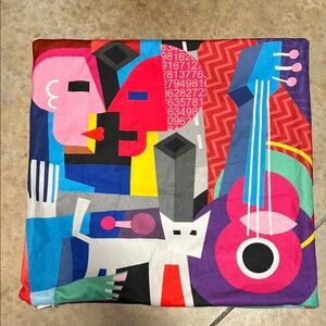 Colorful Abstract Art accents pillowcase